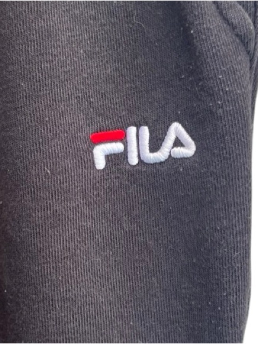 FILA Black Fleece Jogger Sweatpants Women’s Size L - Picture 5 of 13